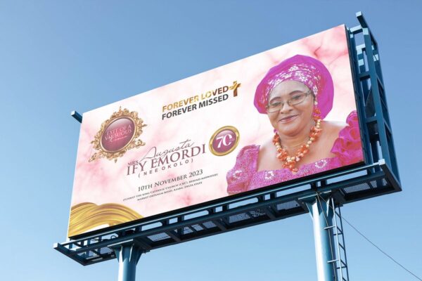 FUNERAL BURIAL BANNER1 Banners (Outdoor & Indoor)