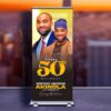 Roll up banner design Roll-Up Stand