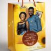Wedding gift bag with couple's portrait Customized Bags